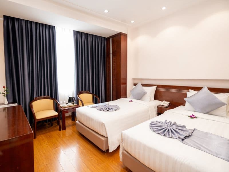 Phòng ngủ Deluxe Twin tại Cap Town Hotel Sài Gòn – ảnh 1