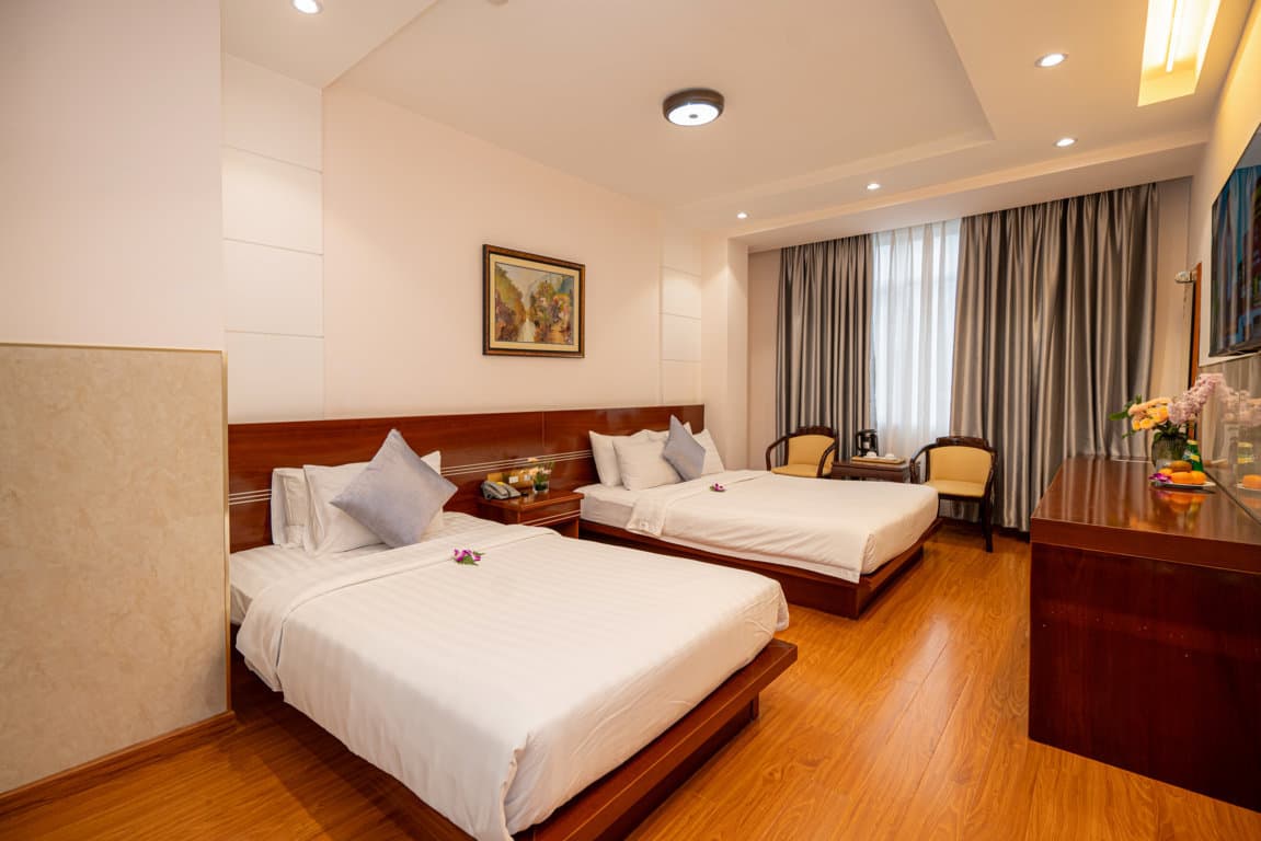 Phòng ngủ Luxury Deluxe tại Cap Town Hotel Sài Gòn – ảnh 1