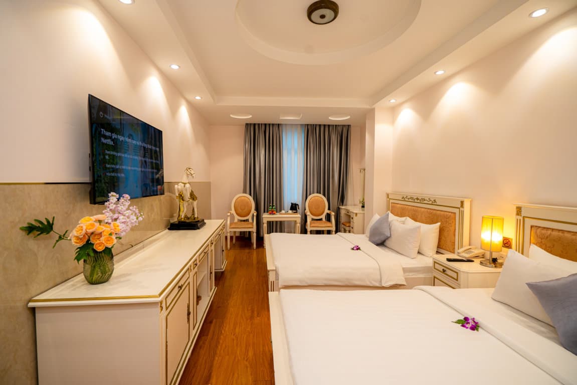Phòng ngủ Family Deluxe tại Cap Town Hotel Sài Gòn – ảnh 1
